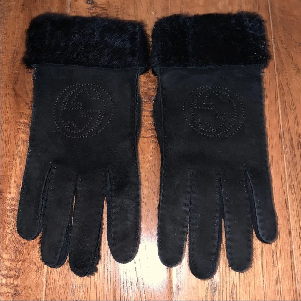 Gucci Shearling Gloves